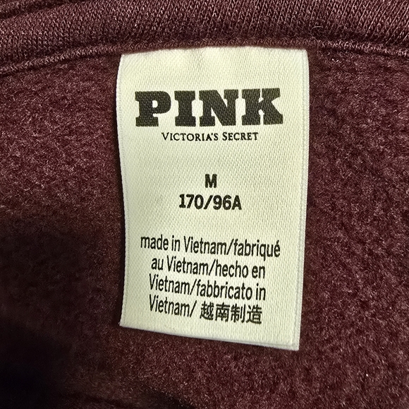 PINK Victoria's Secret - Maroon Hoodie - Picture 10 of 12